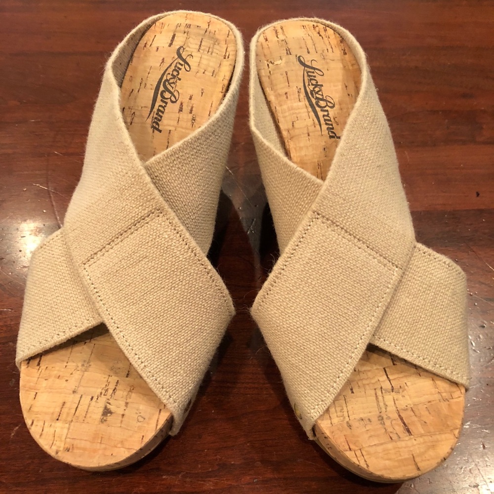 Lucky Brand Miller 2 Cork Wedges